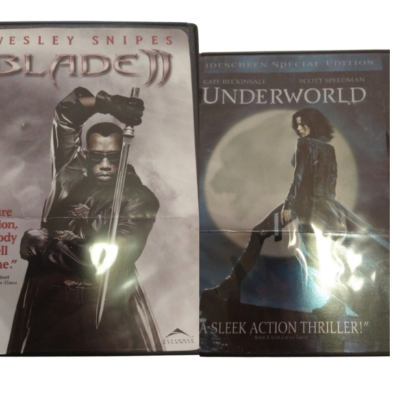 2 DVD combo Underworld an Blade 2 movie - Picture 1 of 8